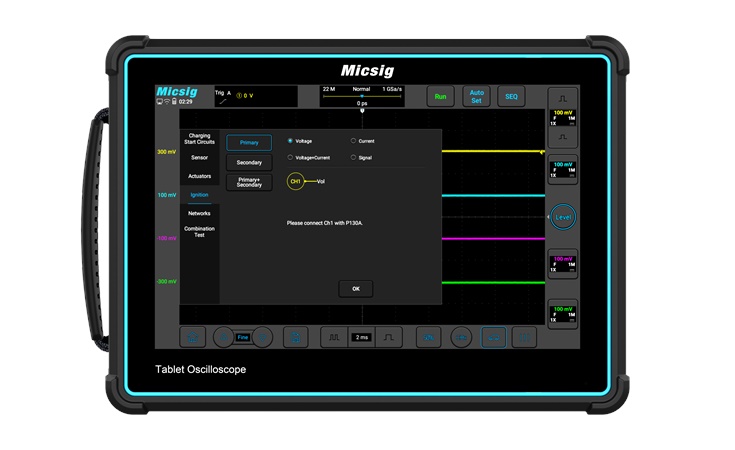 Micsig ATO1004 100MHz 4-Ch Standard Automotive Tablet Oscilloscope - Image 4