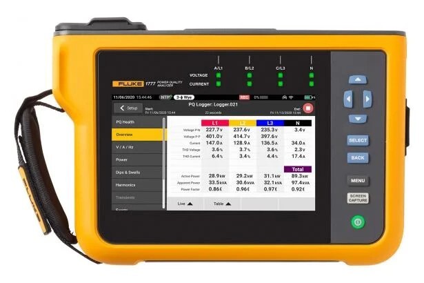 Fluke 1770 Series Three-Phase Power Quality Analyzers - Image 4