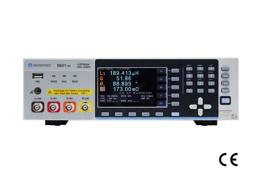 LCR Meter 6621 Series 1/3/5/10/20/30MHz