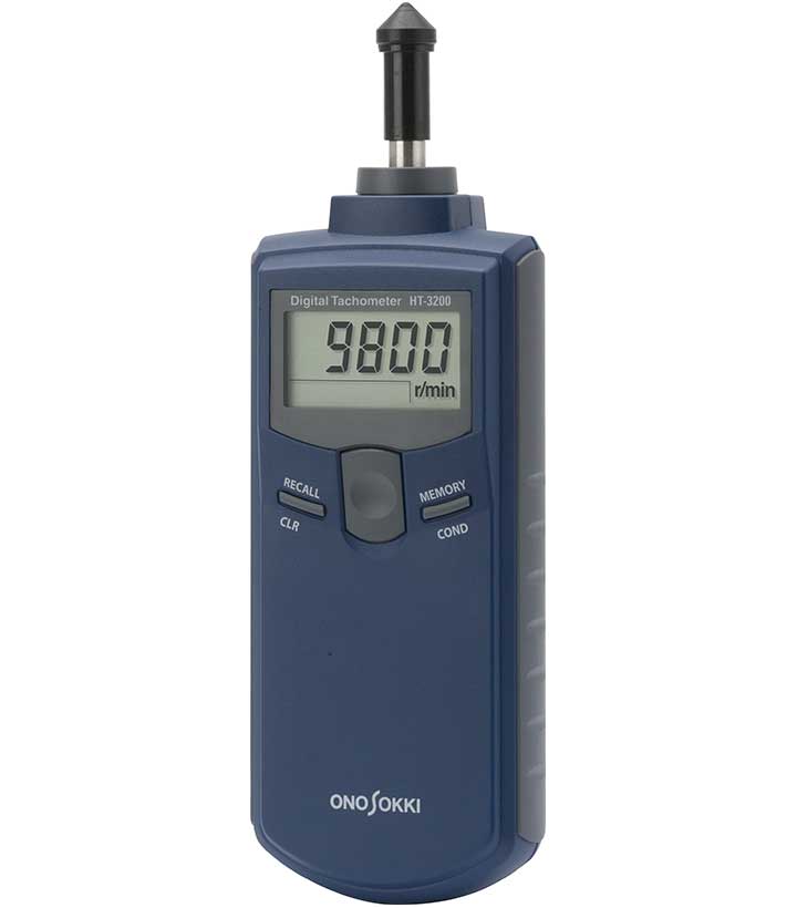 HT-3200 High Accuracy of + / - 0.1 rpm Contact Type Tachometer