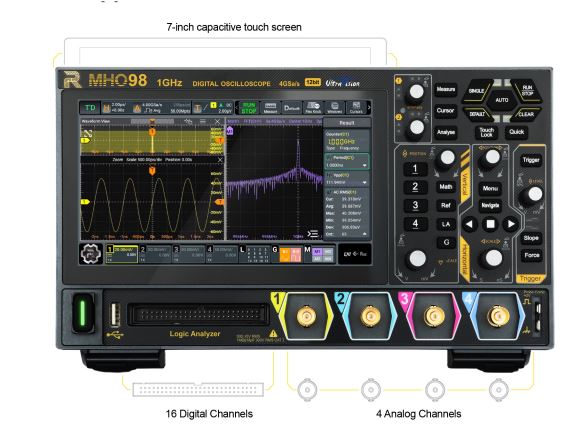 MHO98 (Special Version: 1 GHz, 4 GSa/s, 4 CH)