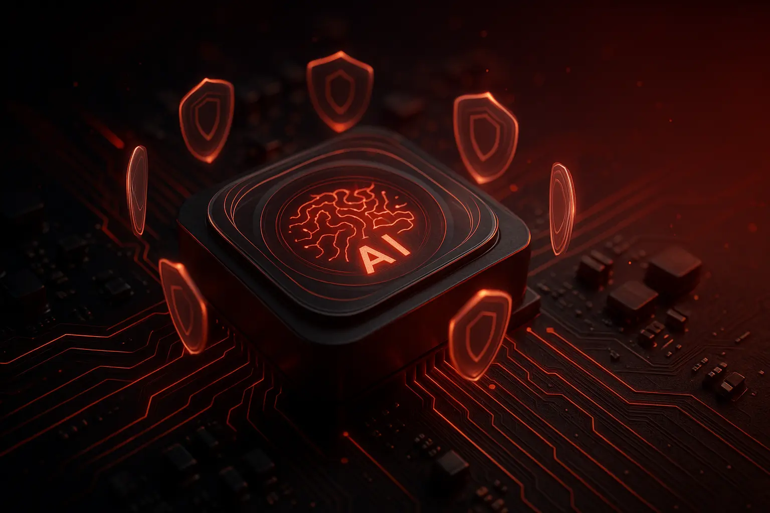 AI processor background